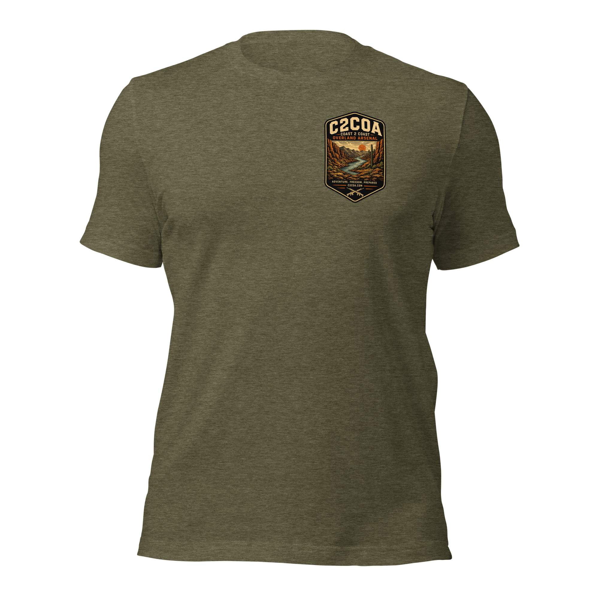 unisex staple t shirt heather olive front 6a04ed554b4c2.jpg